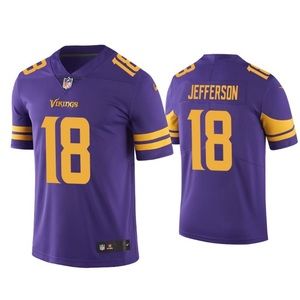 Purple Justin Jefferson Alternate Jersey Minnesota Vikings